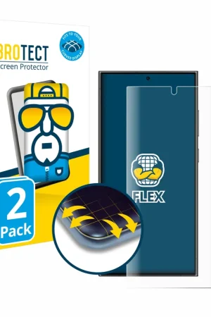 2 Pièces BROTECT Flex Full-Cover film de protection pour Samsung Galaxy S24 Ultra Remise
