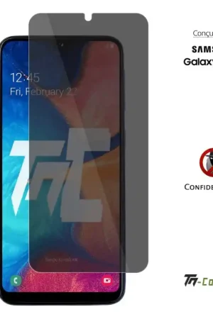 Samsung Galaxy A20e - Verre trempé Anti-Espions - TM-Concept® Bon Plan