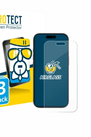 Paiement Sécurisé 3 Pièces BROTECT AirGlass Protection d'écran en verre pour Apple iPhone 17 Pro Max