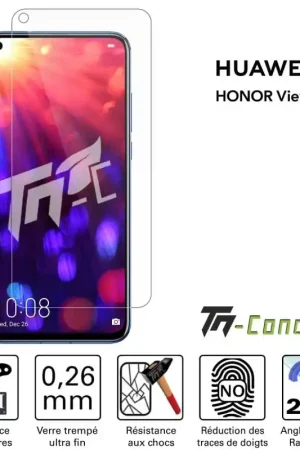 Dernier Modèle Huawei Honor View 20 - Verre trempé TM-Concept® - Gamme Standard Premium