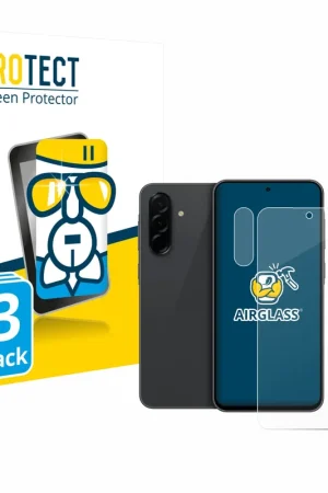 Promotion Saisonnière 3 Pièces BROTECT AirGlass Protection d'écran en verre pour Samsung Galaxy A36 5G (Avant+Caméra)
