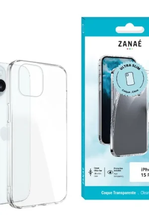 Solde Coque Softgel pour iPhone 15 Plus Transparent