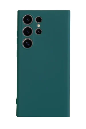 ShieldCase Coque en silicone Samsung Galaxy S24 Ultra (vert foncé) Offre Du Jour