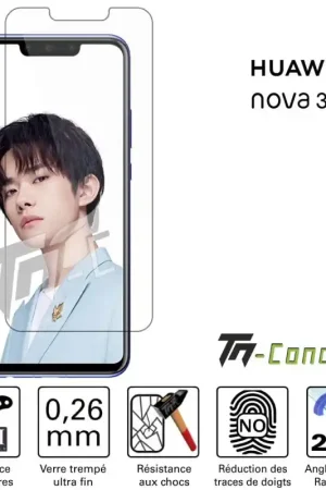 Meilleure Vente Huawei Nova 3 - Verre trempé TM-Concept® - Gamme Standard Premium