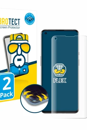 2 Pièces BROTECT Flex Full-Cover film de protection pour OnePlus 9 Pro Offre Exclusive