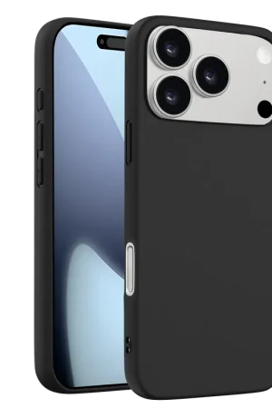 Ceezs coque en silicone iPhone 17 Pro Max (noir) Meilleur Prix