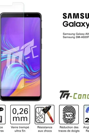 Samsung Galaxy A9 (2018) - Verre trempé TM-Concept® - Gamme Standard Premium Satisfait Ou Remboursé