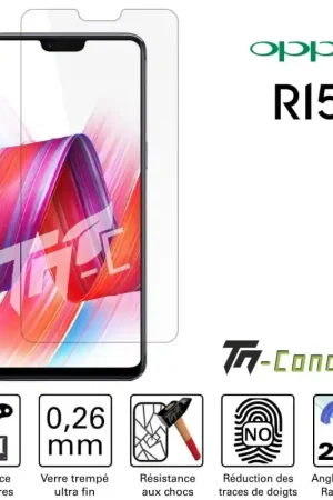 Livraison Express Oppo R15 - Verre trempé TM-Concept® - Gamme Standard Premium