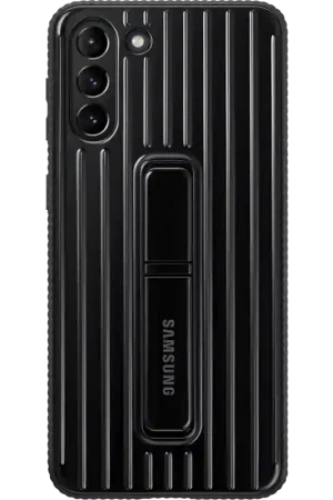 Pas Cher Coque Renforcée Samsung G S21+ 5G fonction Stand Noir Samsung