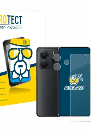 Pas Cher BROTECT AirGlass Protection d'écran en verre pour Xiaomi Redmi Note 14 (Avant+Caméra)