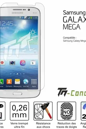 Samsung Galaxy Mega 5.8 - Verre trempé TM-Concept® - Gamme Standard Premium Produit De Marque
