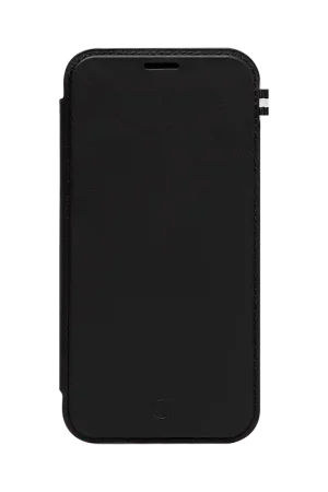 Commande En Gros Folio iPhone 12 / 12 Pro en Cuir Elysée Noir Artefakt