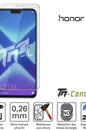 Huawei Honor 8X - Verre trempé TM-Concept® - Gamme Standard Premium Super Prix