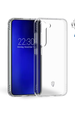 Dernier Modèle Coque Renforcée Samsung GALAXY S23 5G PULSE Origine France Garantie Garantie à vie Transparente - FR Force Case