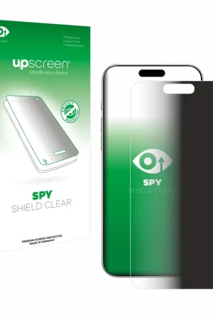 Commander Maintenant upscreen Spy Shield Clear Premium Film de protection d'écran confidentiel pour Apple iPhone 16
