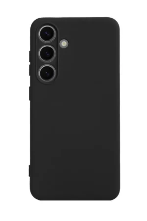 ShieldCase Coque en silicone Samsung Galaxy S25 (noir) Seulement Aujourd’hui