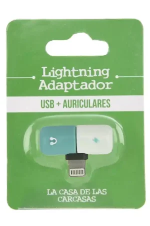 Certifié Adaptateur Lightning USB - Écouteurs Vert