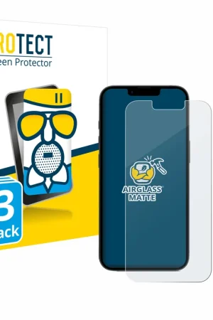 Populaire 3 Pièces BROTECT AirGlass Matte Protection d'écran en verre mat pour Apple iPhone 16e