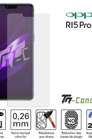 Oppo R15 Pro - Verre trempé TM-Concept® - Gamme Standard Premium Solde
