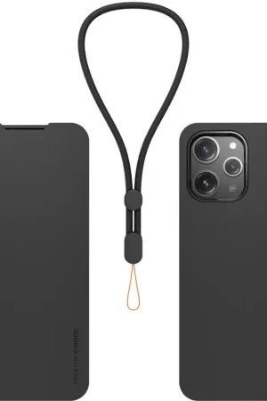 Paiement Sécurisé Etui folio avec dragonne pour Xiaomi Redmi 12 4G 5G noir