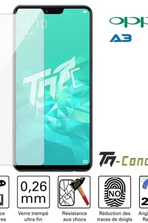 Oppo A3 - Verre trempé TM-Concept® - Gamme Standard Premium Petit Prix