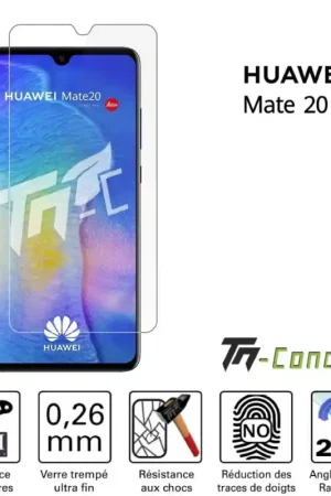 Offre Limitée Huawei Mate 20 - Verre trempé TM-Concept® - Gamme Standard Premium