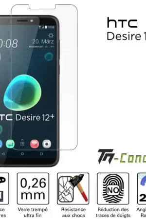 Réduction HTC Desire 12+ Verre trempé TM-Concept® - Gamme Standard Premium