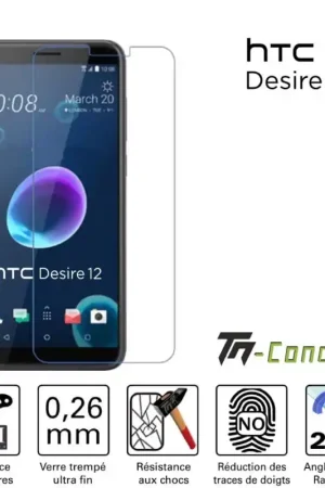 HTC Desire 12 - Verre trempé TM-Concept® - Gamme Standard Premium Top Vente