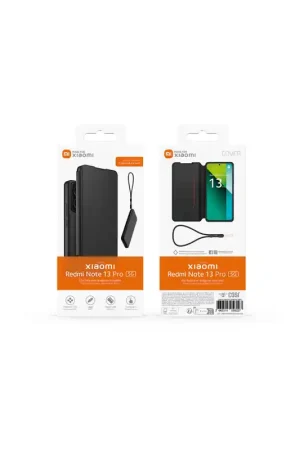 Prix Promo Folio Xiaomi Redmi Note 13 Pro 5G avec position stand vidéo