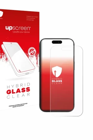 Expédition Rapide upscreen Hybrid Glass Clear Premium Protection d'écran en verre pour Apple iPhone 17 Pro