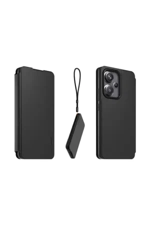 Satisfait Ou Remboursé Folio Xiaomi Redmi Note 13 Pro Plus 5G avec position stand vidéo