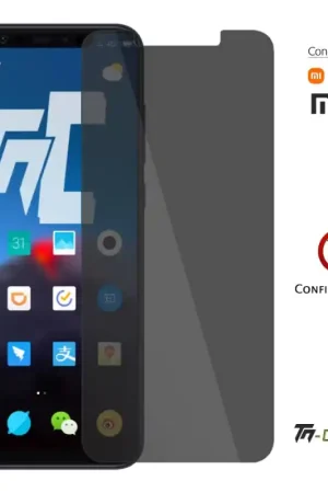 Xiaomi Mi 8 - Verre trempé Anti-Espions - TM-Concept® Commander Vite