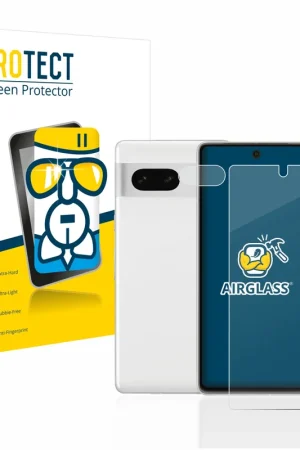 BROTECT AirGlass Protection d'écran en verre pour Google Pixel 7 (Avant+Caméra) Offre Exclusive