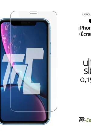 Apple iPhone XR - Verre trempé Ultra Slim 0,15 mm - TM-Concept® Quantité Limitée
