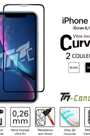 Apple iPhone XR - Verre trempé 3D Curved - TM-Concept® Prix Cassé