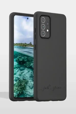 Coque Samsung G A52 4G  A52 5G  A52s 5G Natura Noire - Eco-conçue Just Green Offre Exclusive