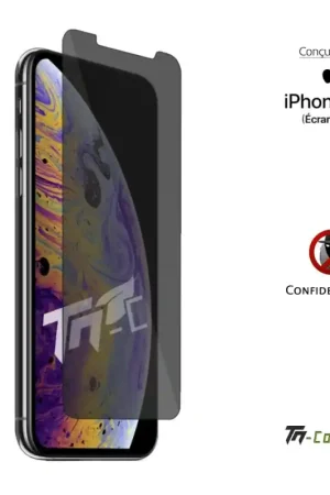 Apple iPhone XS - Verre trempé Anti-Espions - TM-Concept® Commander Vite