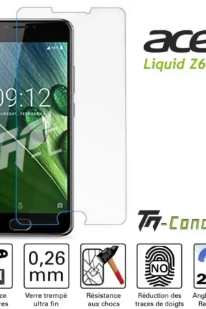 Acer Liquid Z6 Plus - Verre trempé TM-Concept® - Gamme Standard Premium Dernière Chance