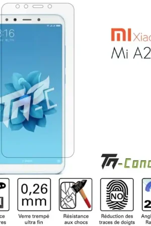 Xiaomi Mi A2 - Verre trempé TM-Concept® - Gamme Standard Premium Promotion