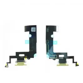 Authentique Nappe / Connecteur de Charge pour iPhone XR Jaune Reconditionné (PIEC)
