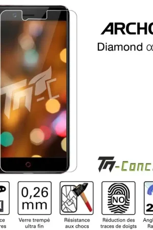 Acheter Direct Archos Diamond Alpha - Verre trempé TM-Concept® - Gamme Standard Premium