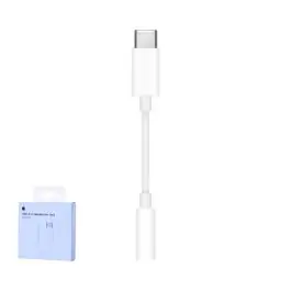 Adaptateur Apple USB‑C vers mini‑jack 3,5 mm MW2Q3ZM/A Blanc Origine Promotion