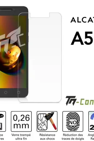 Alcatel A5 Led - Verre trempé TM-Concept® - Gamme Standard Premium Réduction