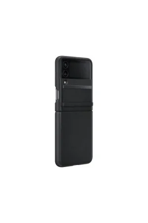 Coque Samsung G Z Flip 4 en Cuir Noire Samsung Top Vente