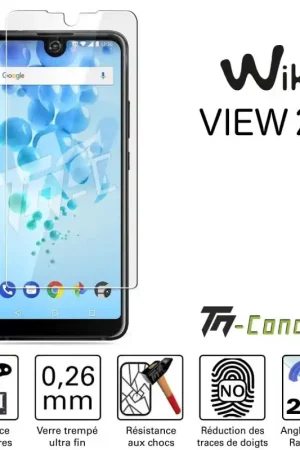 Paiement Sécurisé Wiko View 2 Pro - Vitre de Protection Standard Premium - TM-Concept® - Verre trempé