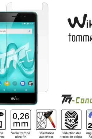 Wiko Tommy 2 - Vitre de Protection Standard Premium - TM-Concept® - Verre trempé Acheter Direct