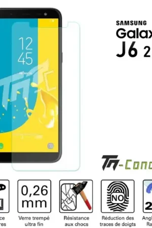 Samsung Galaxy J6 (2018) - Vitre de Protection Standard Premium - TM-Concept® - Verre trempé Prix Choc