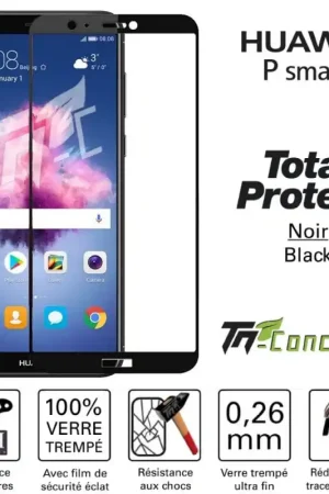 Huawei P Smart - Vitre de Protection - Total Protect - TM-Concept® - Verre trempé Offre Exclusive