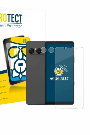BROTECT AirGlass Protection d'écran en verre pour Sony Xperia 10 VII (Avant+Caméra) Usine Directe