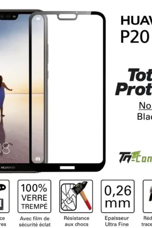 Usine Directe Huawei P20 Lite - Vitre de Protection - Total Protect - TM-Concept® - Verre trempé